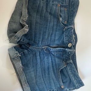 American Eagle Midi Jean Shorts